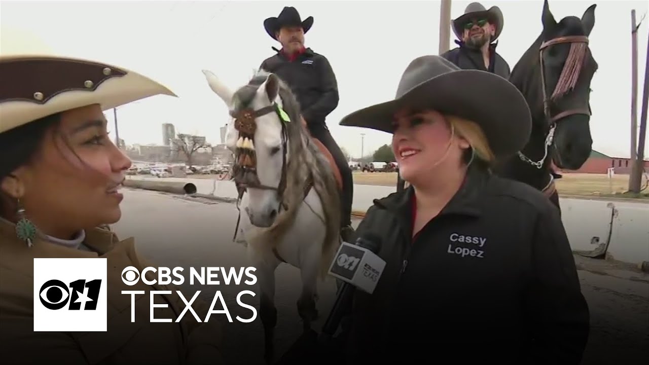 Mexico en la Sangre rodeo takes part in All Western parade in Fort Worth ahead of Stock Show