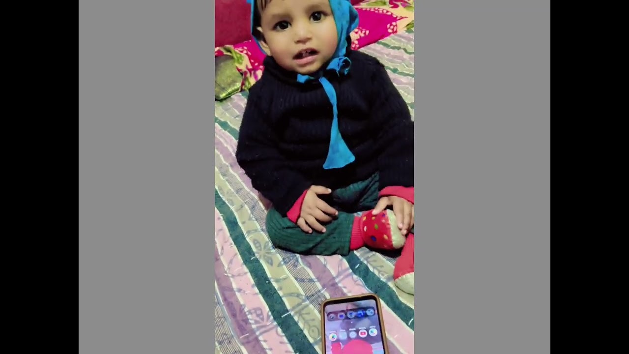 Baby daily routine activity video 