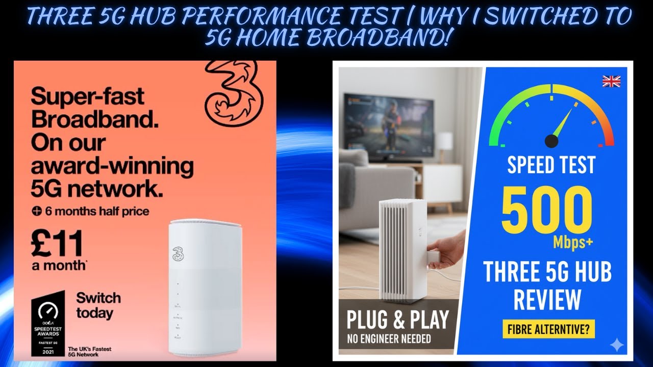 Three 5G Hub Performance Test | Why I Switched to 5G Home Broadband!