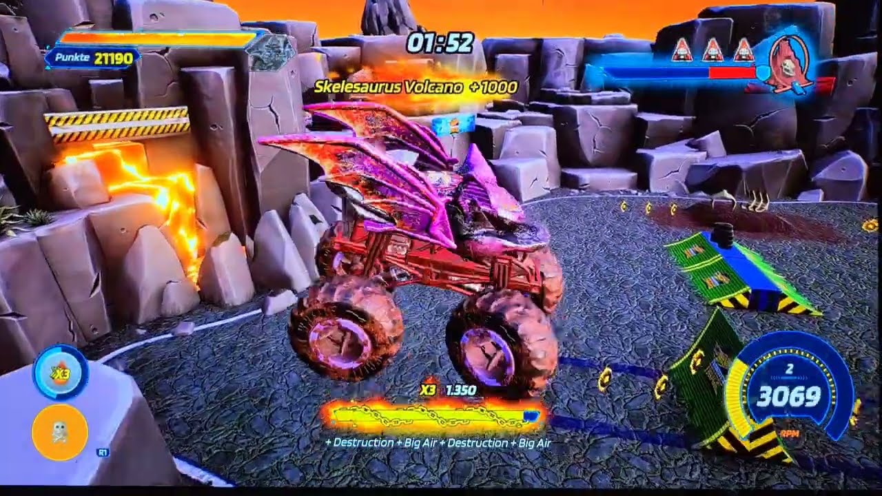 Monster Truck Hot Wheels Battitude