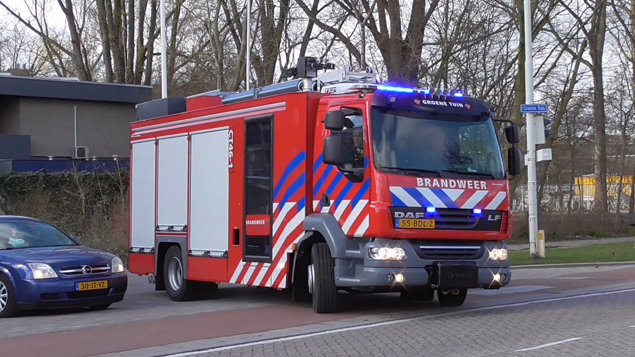 Nieuwe CT46-1 Brandweer Groene Tuin met spoed naar een melding! #49