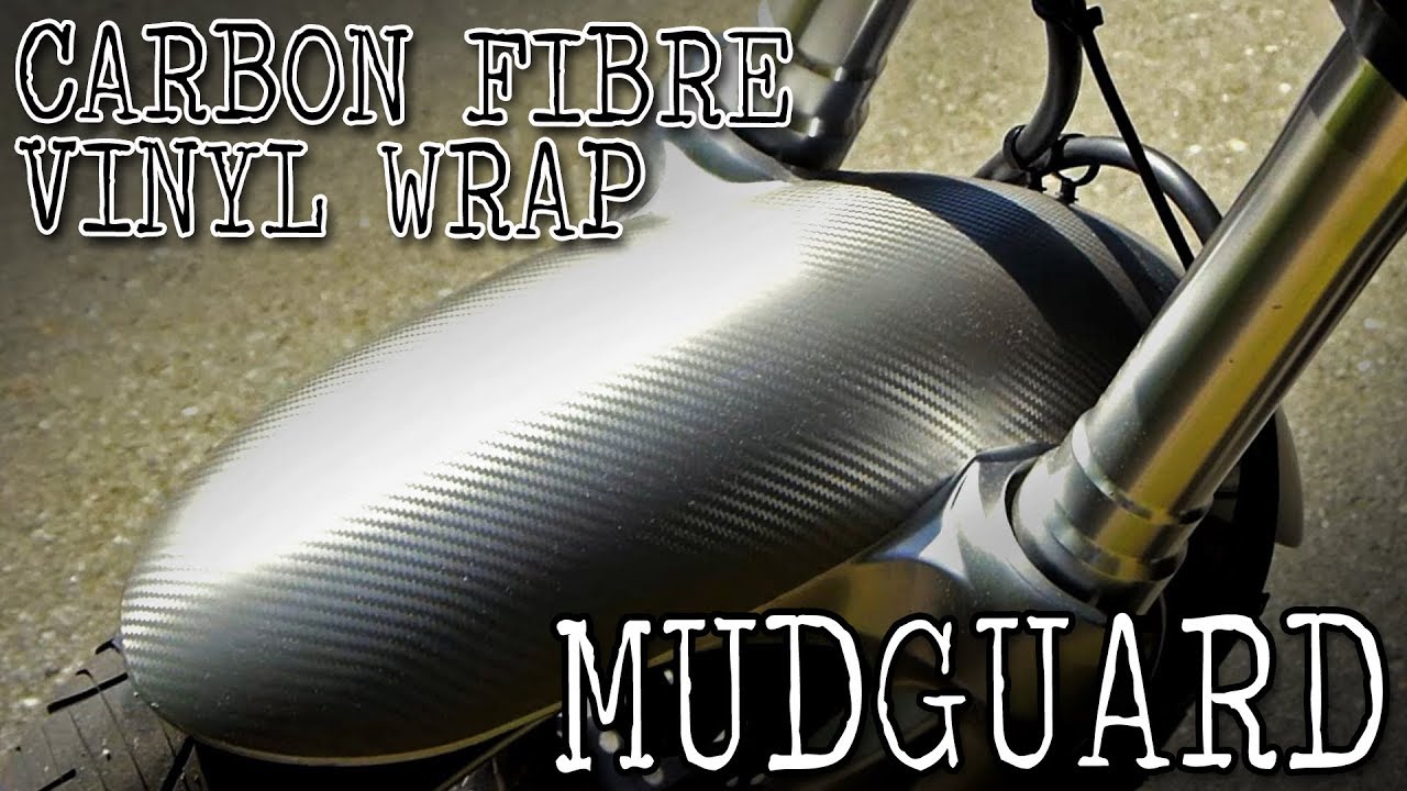 Motorcycle Vinyl Wrap - Pt.1 Mudguard.