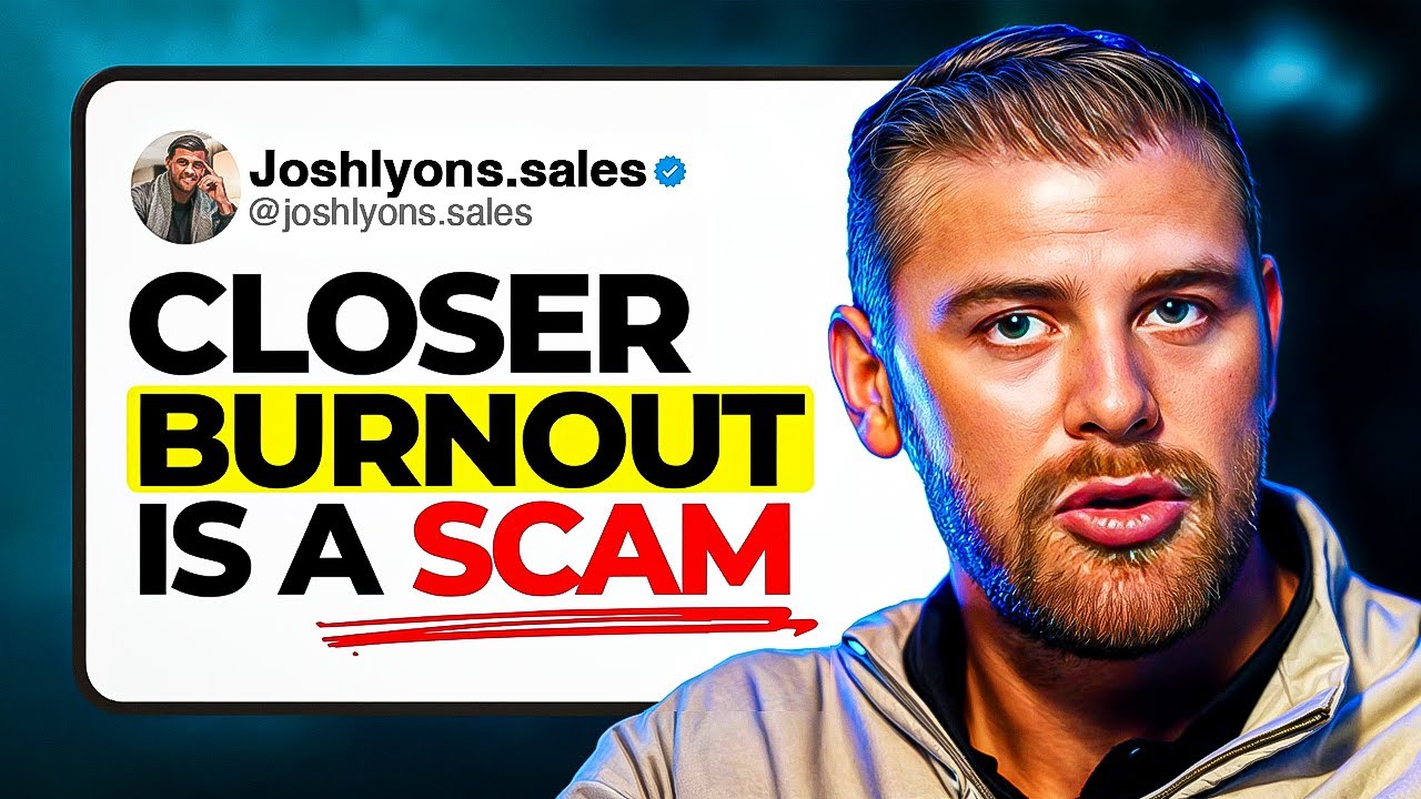Closer burnout is a SCAM that keeps you broke in sales.