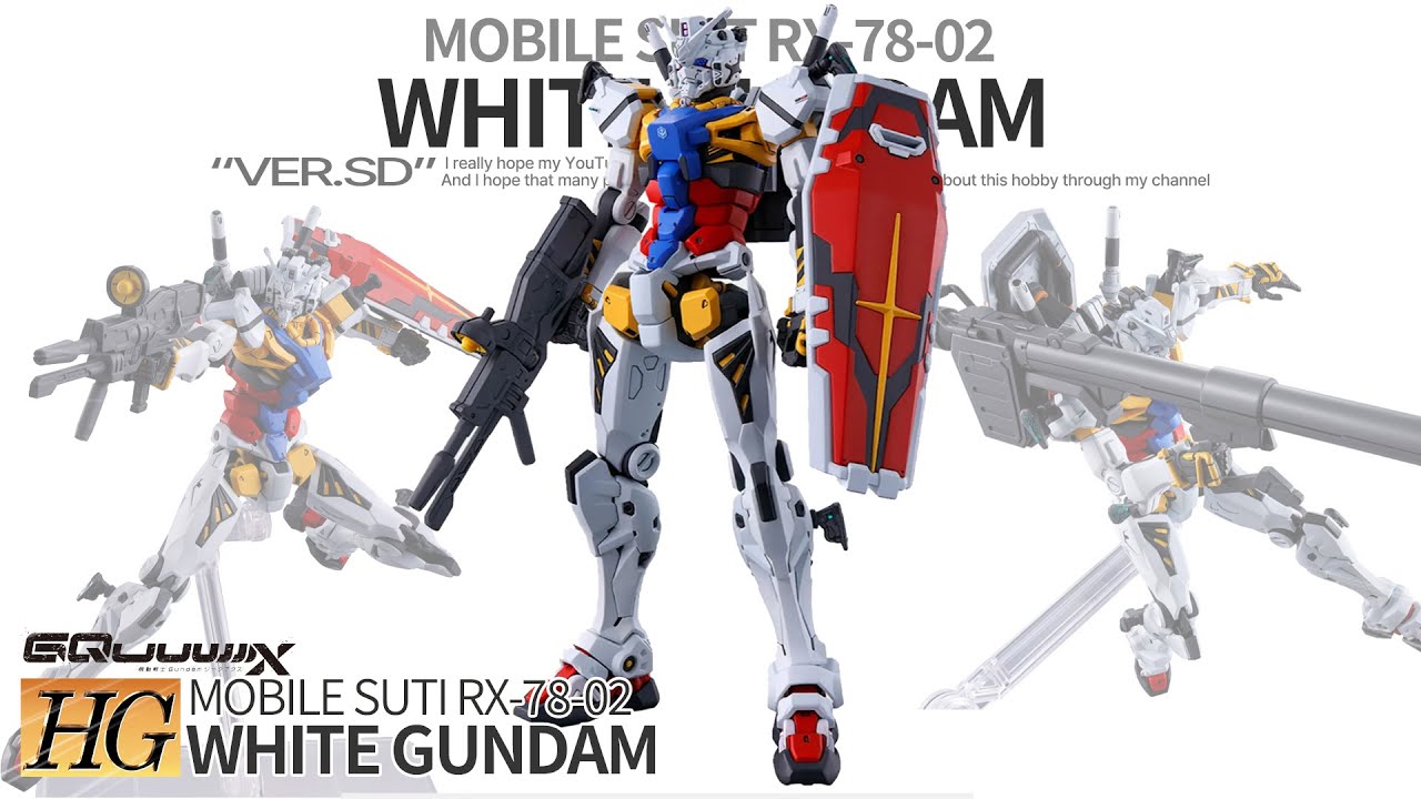 Mobile Suit Gundam GQuuuuuuX HG 1/144 WHITE GUNDAM ASMR BUILD