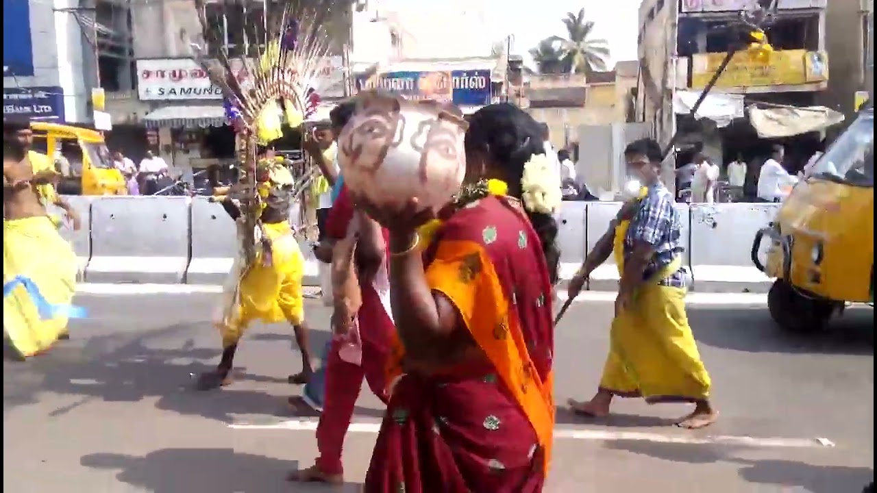 10 years ago erode brough road mariamman festival 