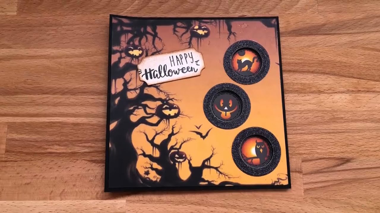 Tuto Peek A Boo Card ou carte cache-cache | thème Halloween 🎃