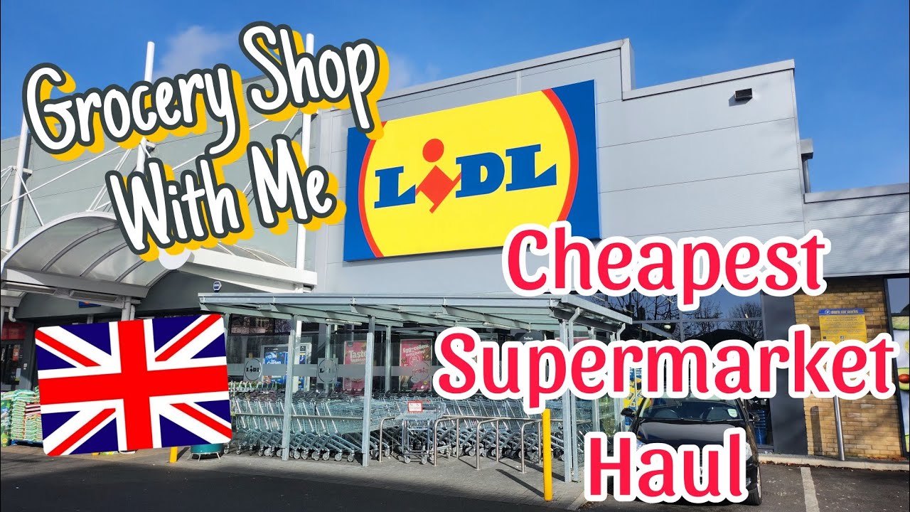 Grocery Shop With Me || Cheapest Supermarket in UK || Lidl UK 🇬🇧