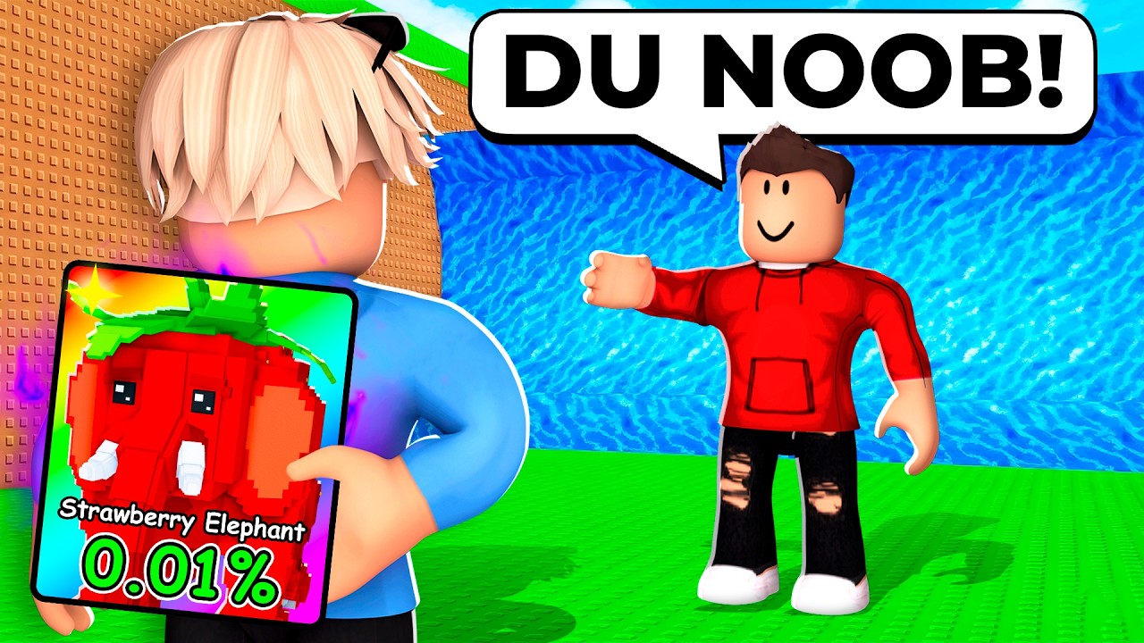 Ich PRANKE meine FREUNDE als NOOB mit 0.01% BRAINROTS in Escape Tsunami for Brainrots