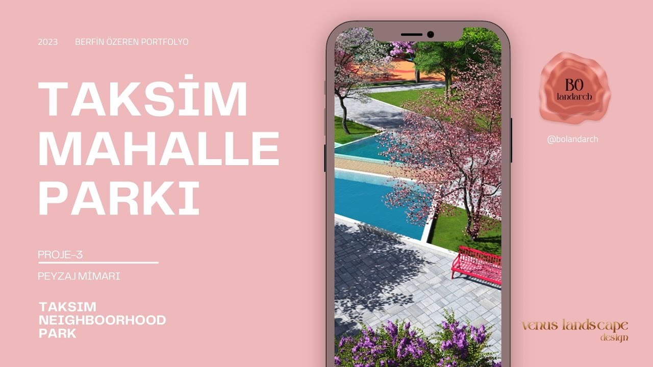 MAHALLE PARKI PEYZAJ PROJESİ I PROJE-3