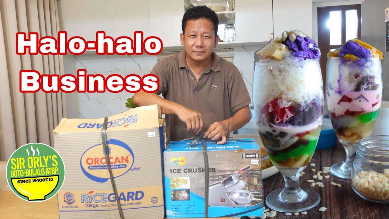 HALO-HALO BUSINESS (Ice Crusher Unboxing and Demo) | Negosyo Philippines