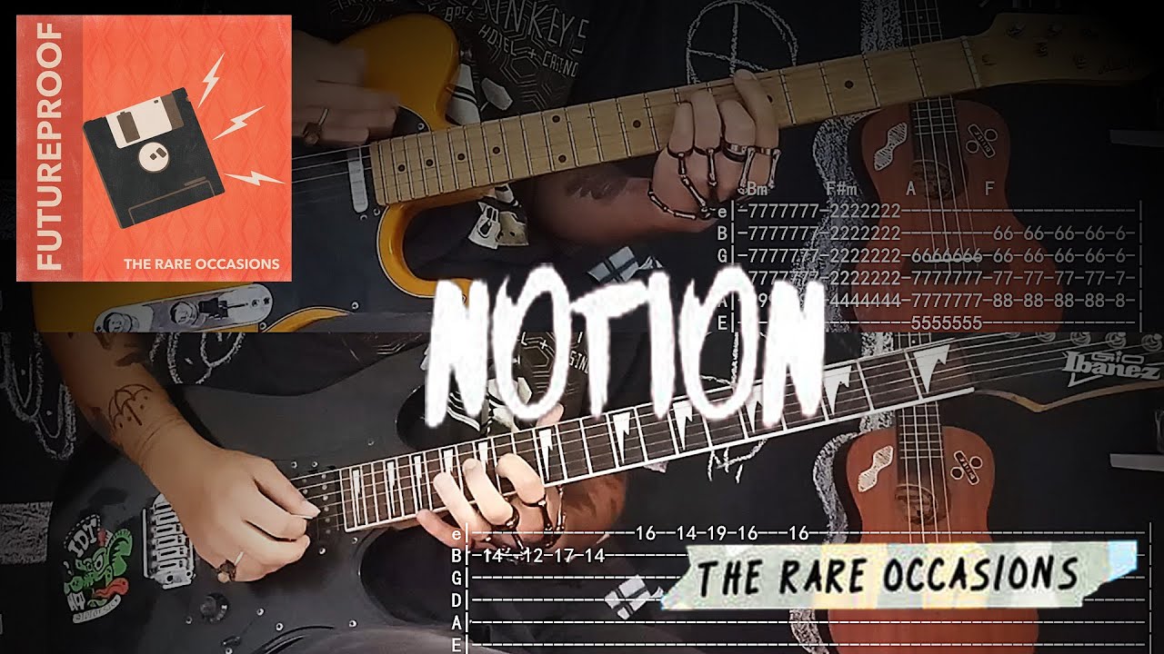 Notion - The Rare Occasions (Tutorial Tab Cover)