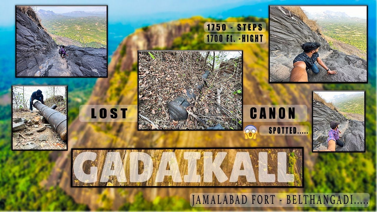 GADAIKAL | Jamalabad fort - Belthangadi. Found lost cannon in the fort😱..Adventures journey||