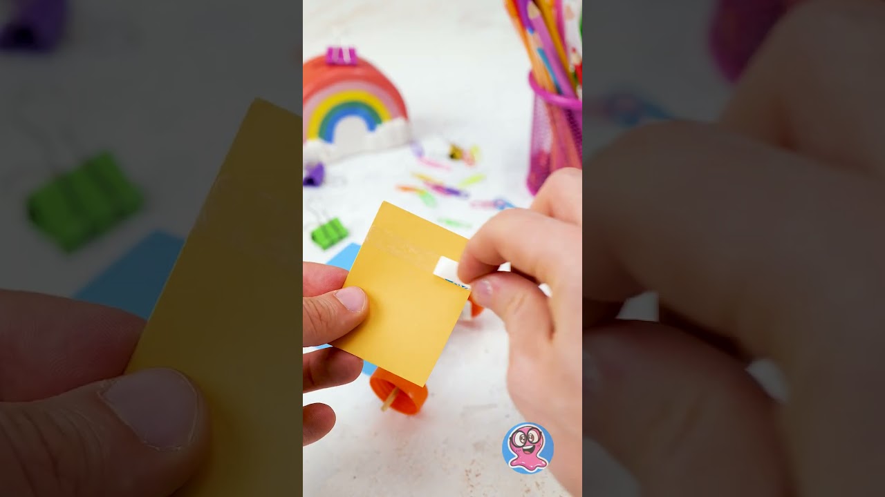 &iexcl;Fresco! Aspiradora DIY de Papel - Manualidades f&aacute;ciles para ni&ntilde;os 🤩 #manualidadesconpapel #diy
