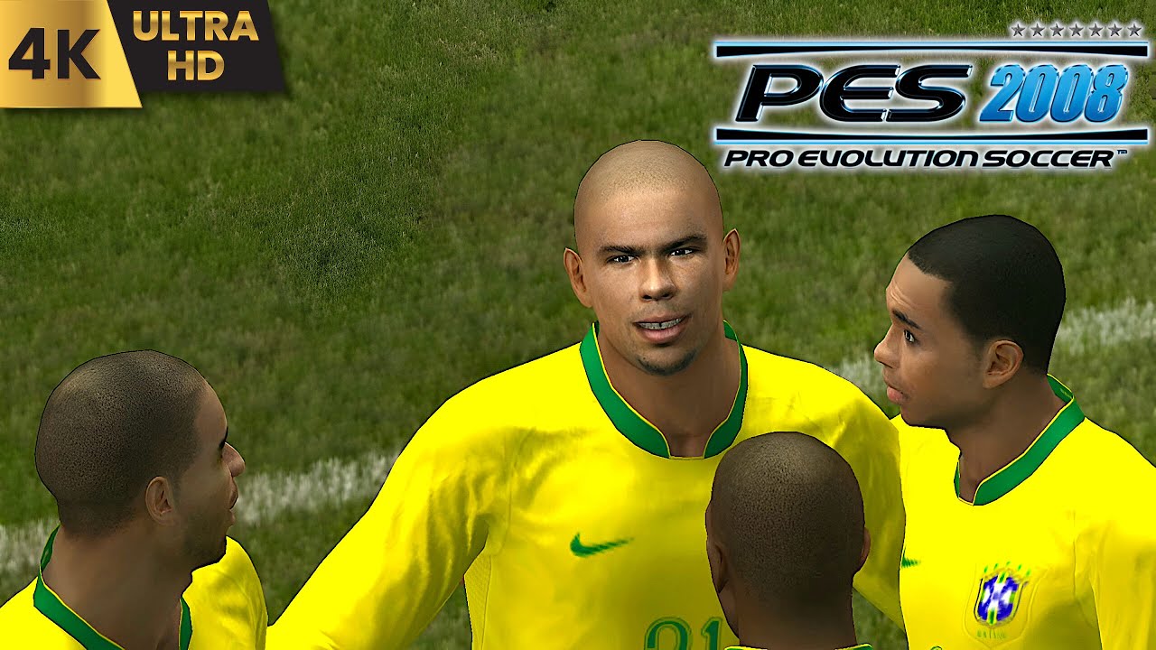 PES 2008 - PC Gameplay Brazil vs Argentina 1080p / Win 10