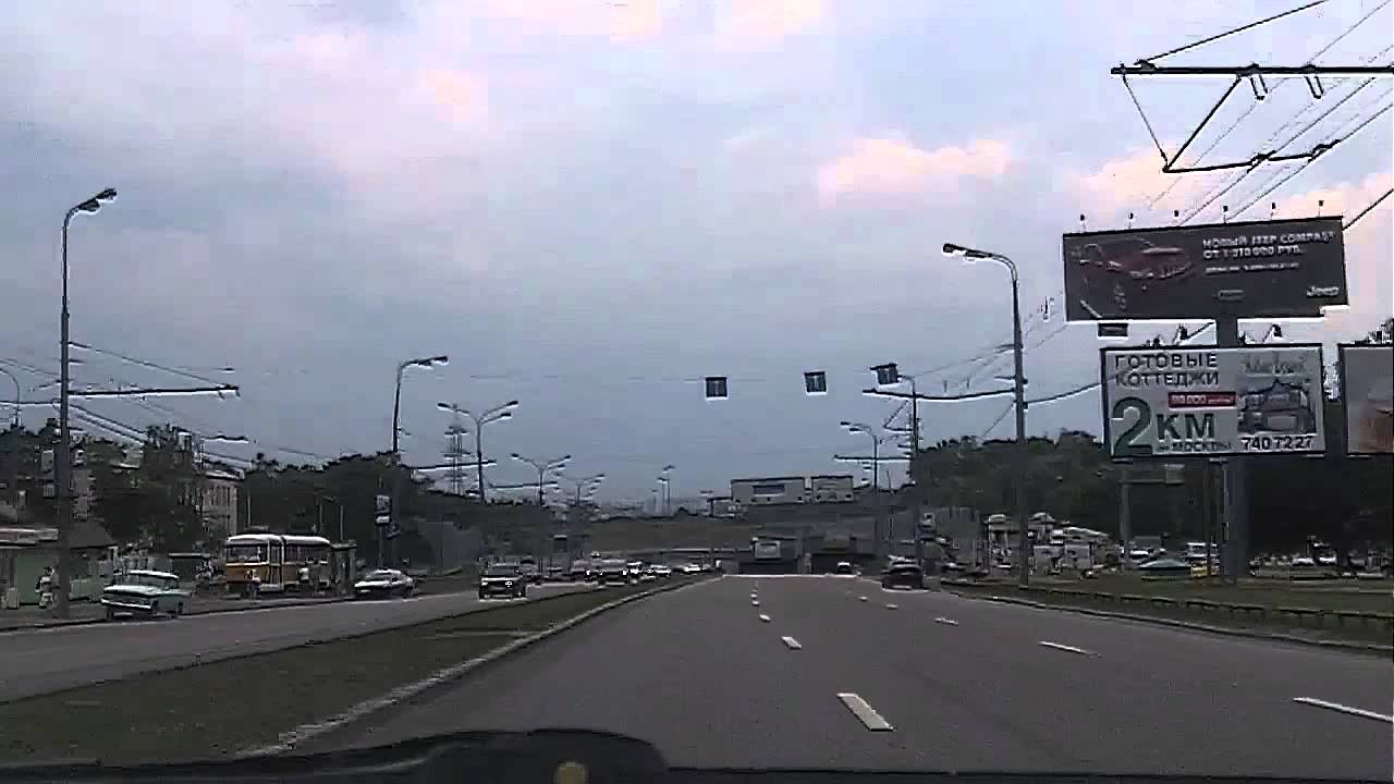 Текстильщики - Митино 04.07.2011 (timelapse 4x)