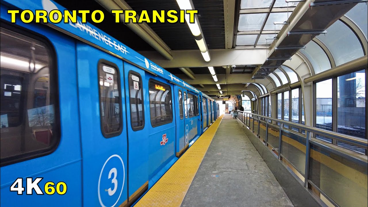 Toronto Transit: Scarborough RT Subway Ride & Station Tour