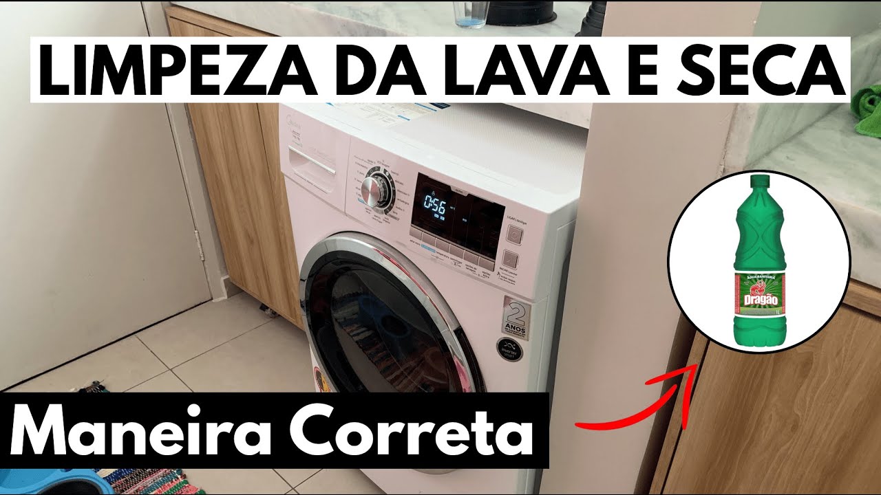 COMO LIMPAR SUA LAVA E SECA DA MANEIRA CORRETA