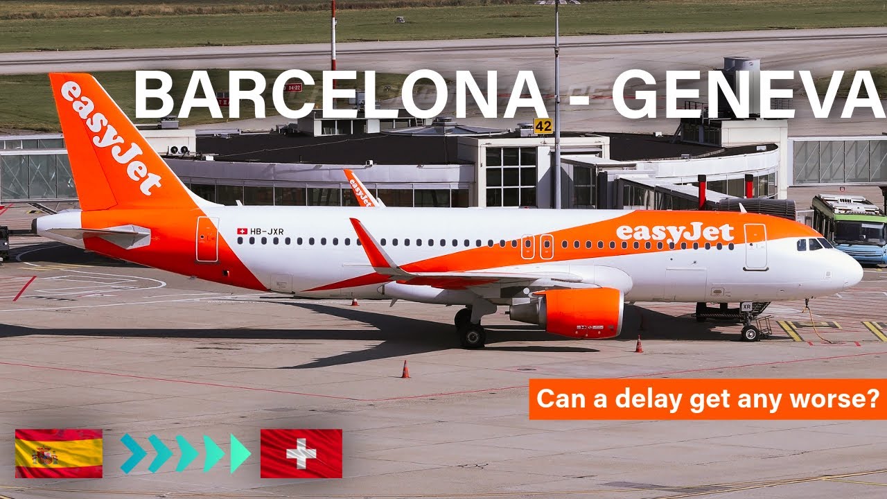 Easyjet (ECONOMY) | A320 | Barcelona BCN - Geneva GVA || 4K Trip report/Retrospect