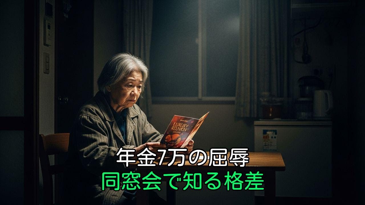年金7万円の現実。同窓会で突きつけられた「老後格差」の正体