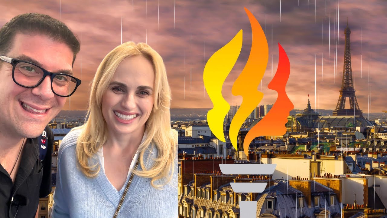 Wir fahren zur Eröffnungsfeier der Olympischen Spiele 2024 in Paris und treffen Rebel Wilson 🤩