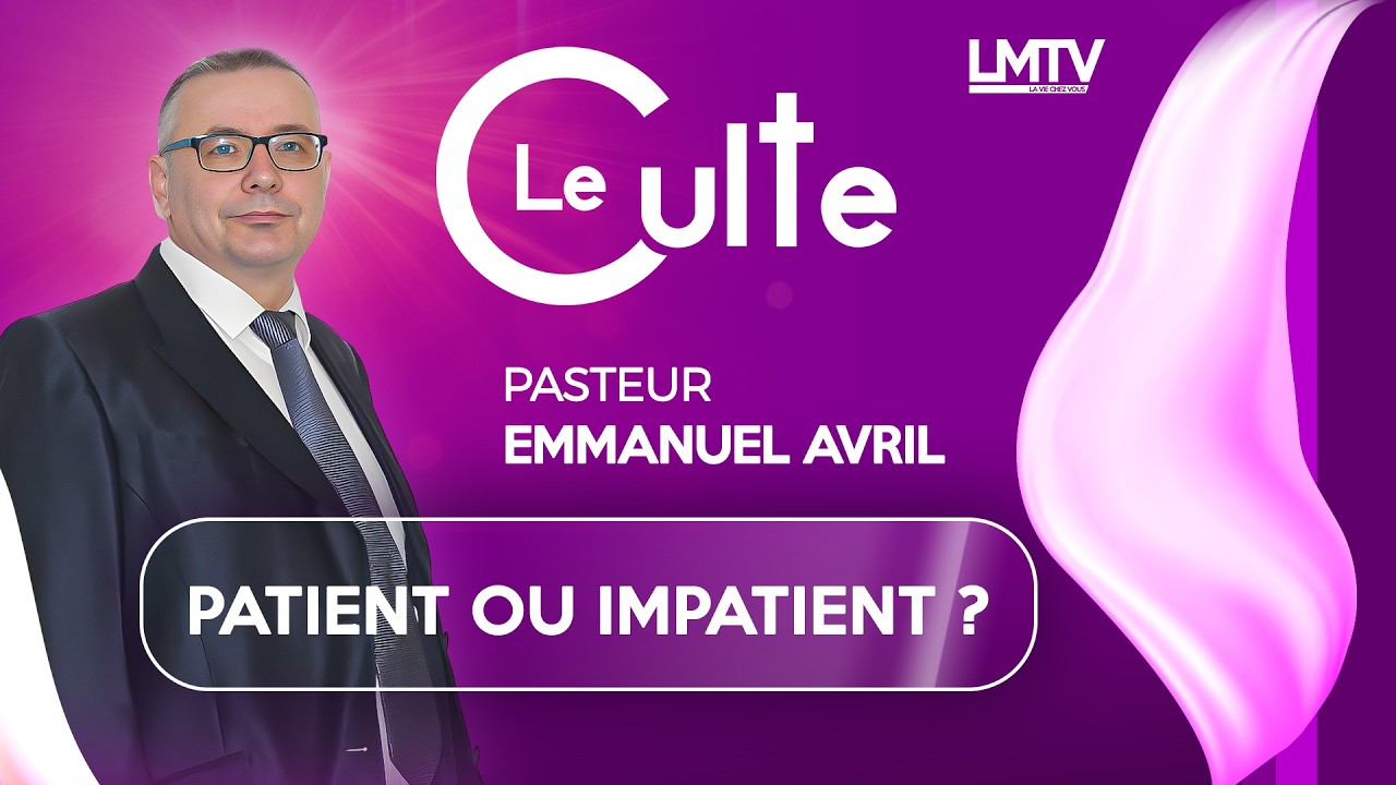 LE CULTE EN DIRECT AVEC LE PASTEUR EMMANUEL AVRIL.