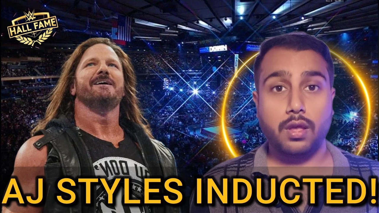 “Nobody Expected This… AJ Styles Just Entered the Hall of Fame?! 😳”| Power Crew Sports