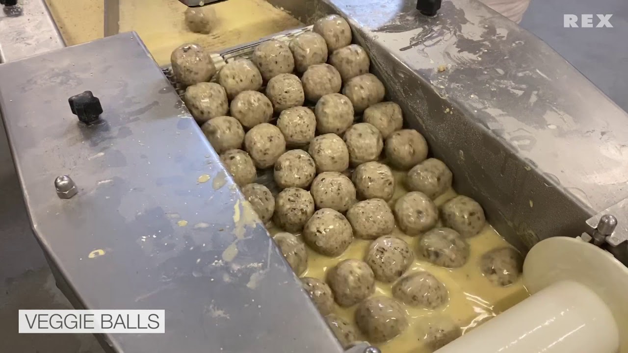 REX-Technologie - Veggie Bällchen - veggie balls - boulettes végétales - albondigas vegetales