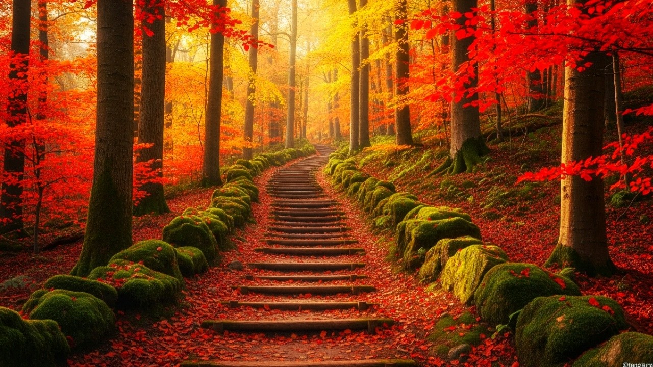 Serene Autumn Ambience 🍁 Relaxing Music for Nervous System Restoration & Calmness