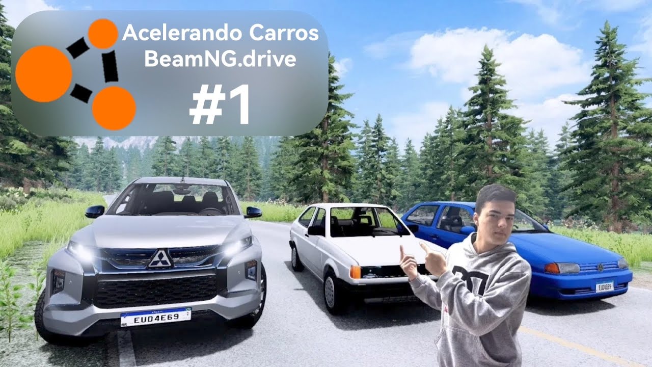 Acelerando Carros na BR no BeamNG.drive - EP 1