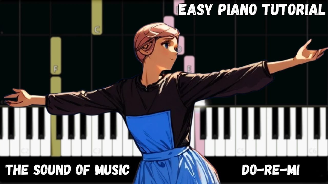 The Sound of Music - Do-Re-Mi (Easy Piano Tutorial)