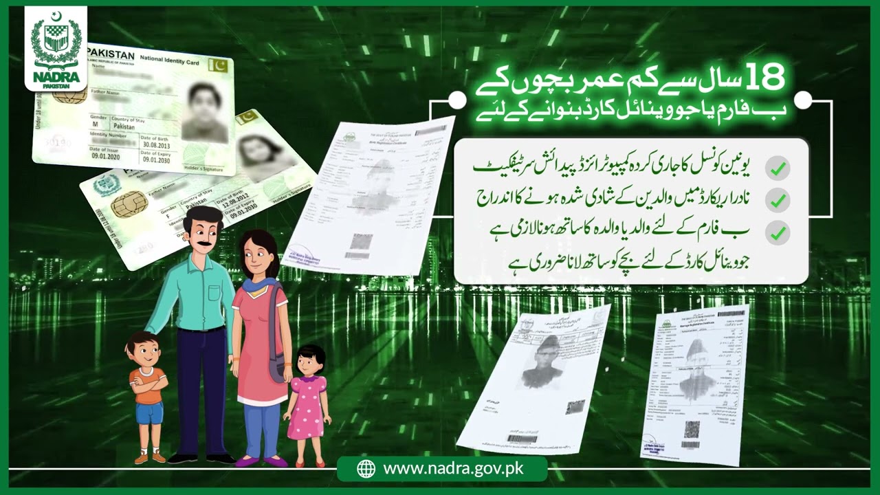 NADRA - Requirements for ID Documents