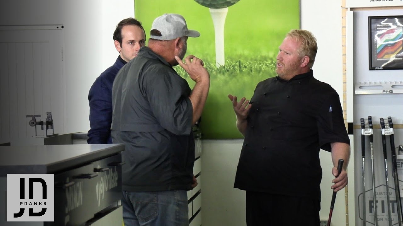 When You PRANK A Low handicap Golfer telling him he is a golf hacker