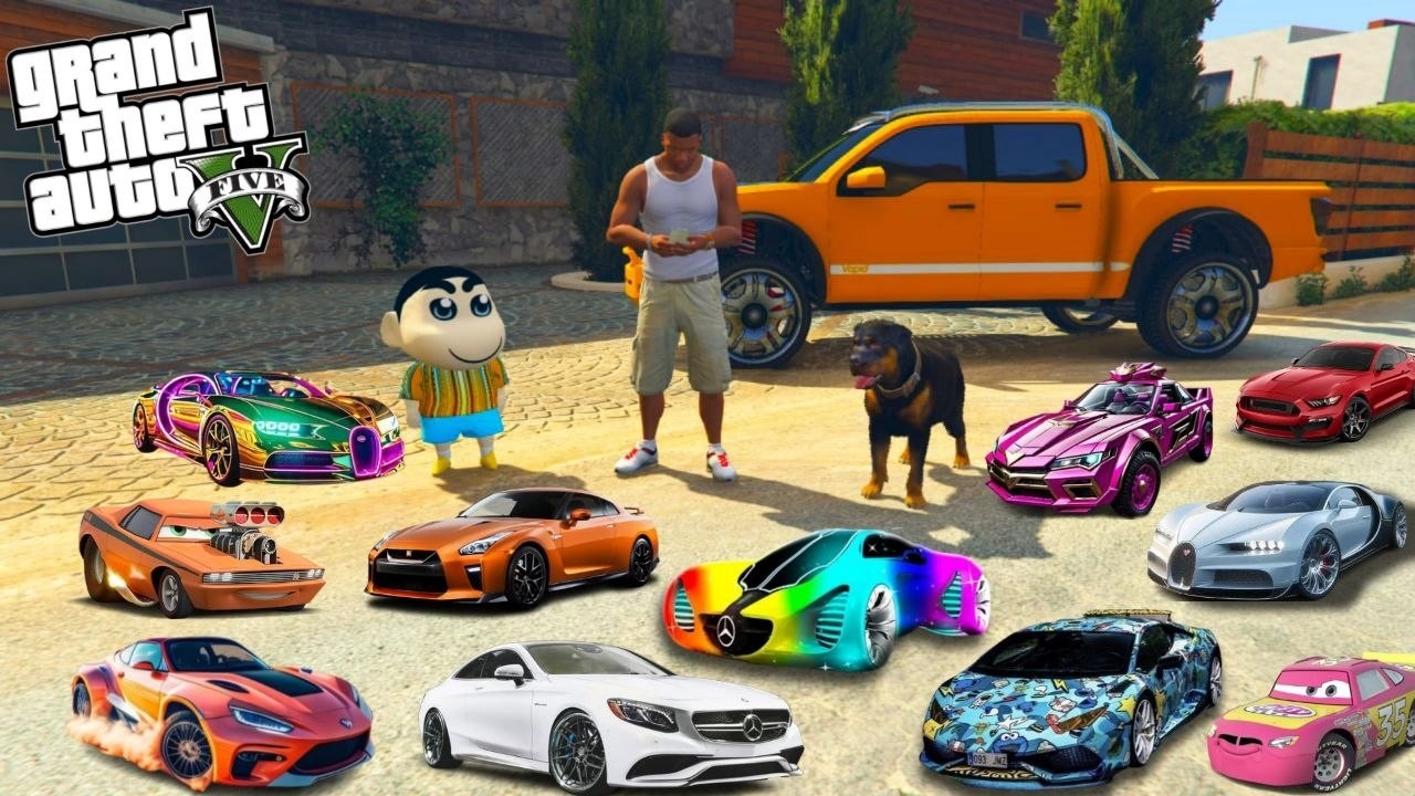 Franklin Gifting SUPER RC TOY CARS To Shinchan in GTA 5