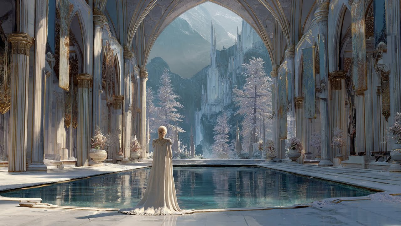 Celtic Fantasy Music – Elven Noble Standing in a Silent Crystal Hall / Study & Deep Focus Music