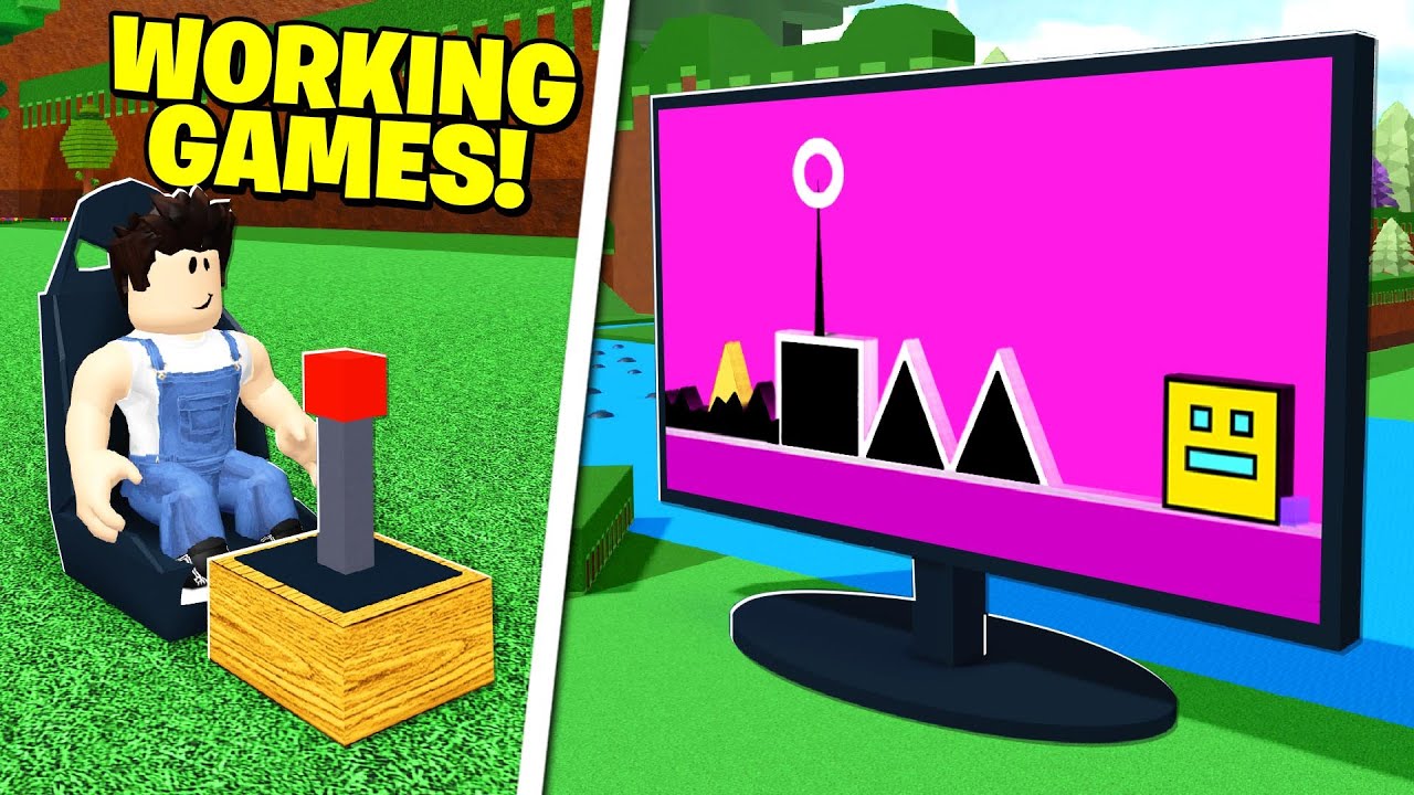 WORKING COMPUTER GAMES IN BUILD A BOAT! *INSANE*