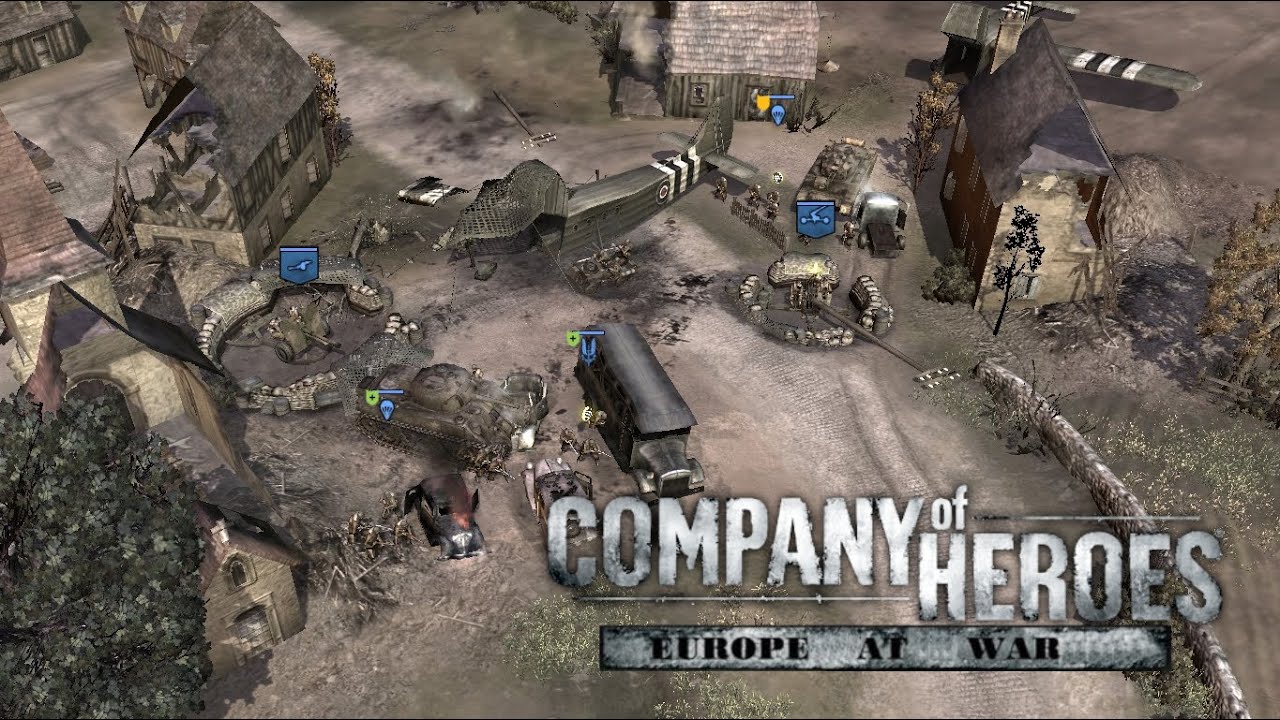 Company of Heroes Red Devil Revenge (UE-Map) 1vs2 Expert [Europe At War mod]
