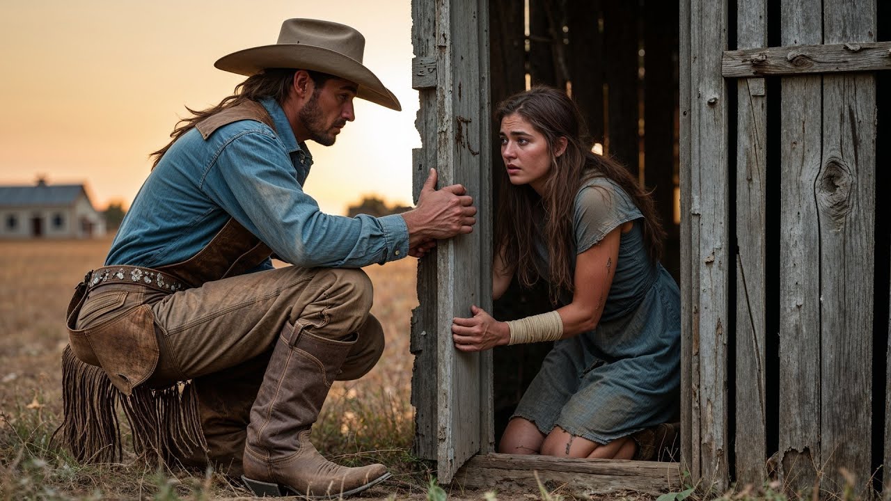 She Was Tied Up In A Corn Crib For Disobeying, But A Cowboy Found Her And Took Her Home