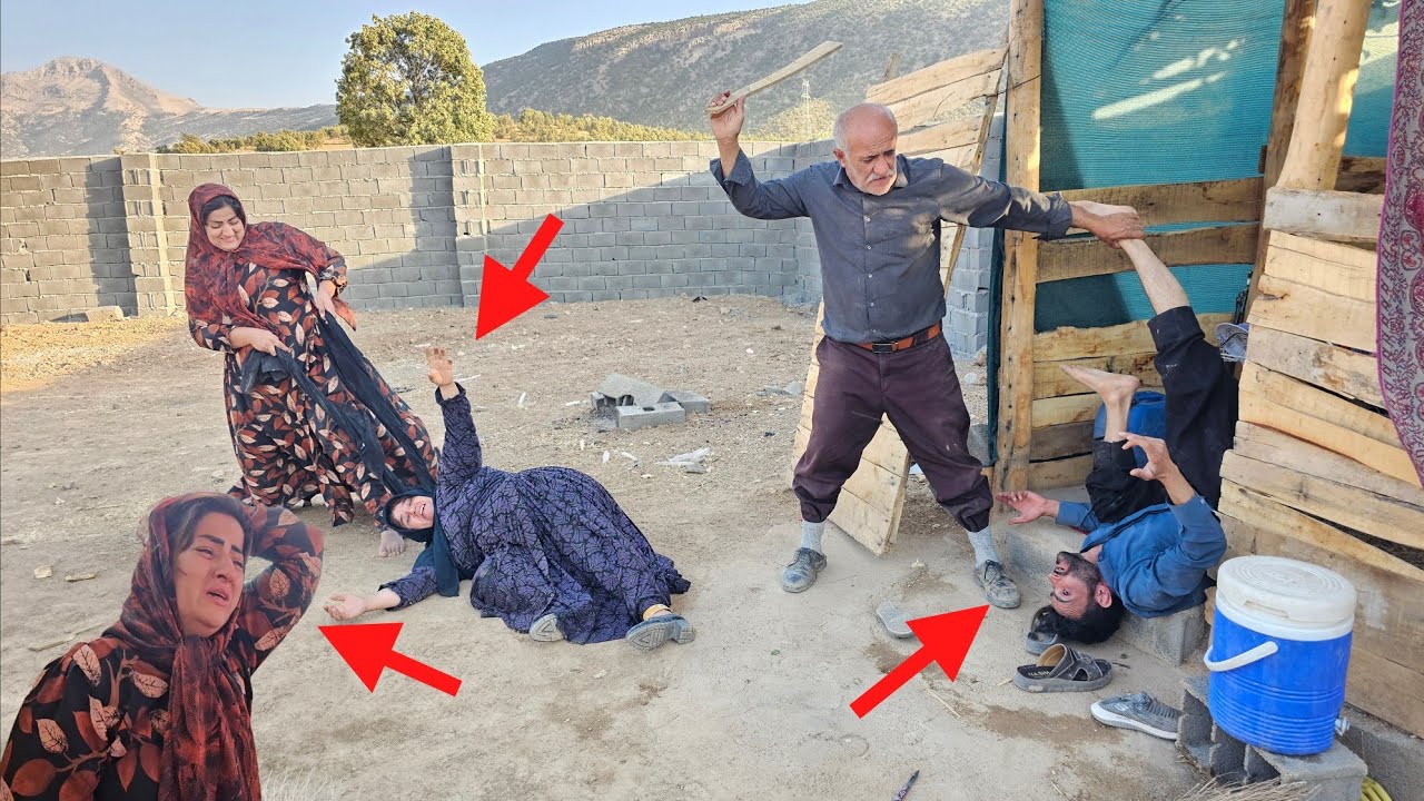 Tension in the family: Husband's return from prison and the anger of the first wife