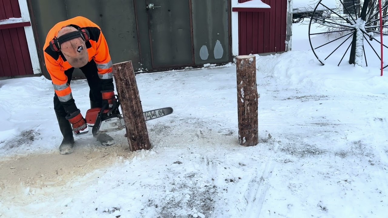 Stihl  ms 400 jätkänkynttilän teko.