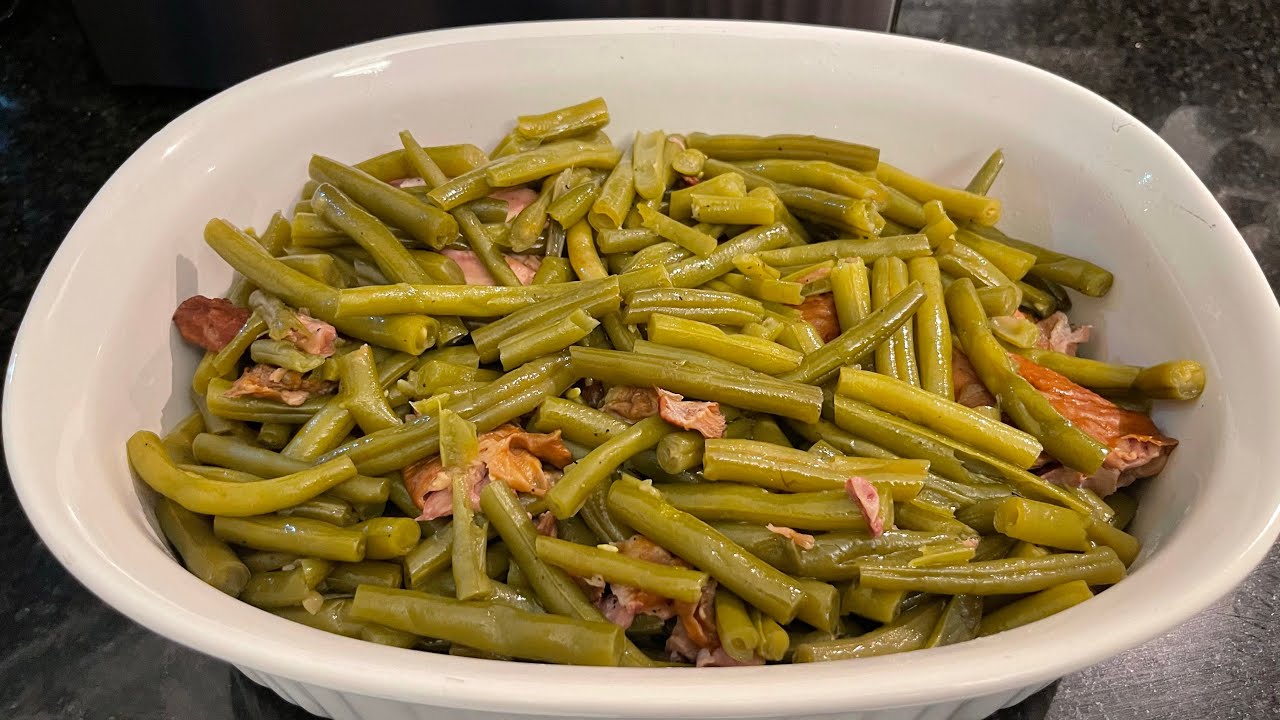 How To Cook String Beans And Smoked Turkey Wings In a Crockpot