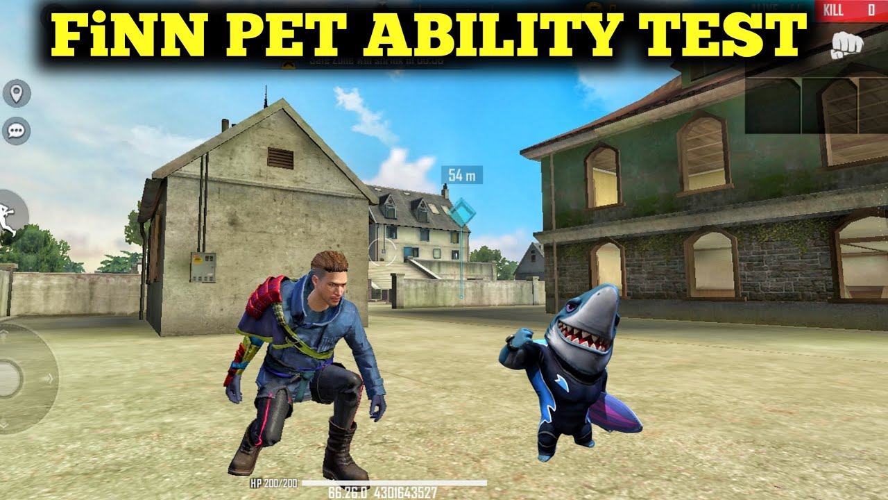NEW FINN PET FULL ABILITY TEST OB34 UPDATE - GARENA FREE FIRE