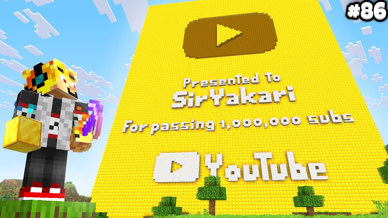 Postavil jsem MILIONOVÝ YouTube Button v Minecraftu