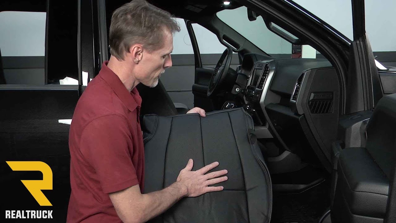 How to Install LeatherCraft SeatSkinz Seat Covers on a 2015 Ford F-150 SuperCrew