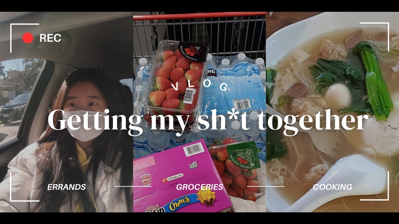 PRODUCTIVE VLOG getting out of a rut | cleaning, groceries, cooking🥬🤒🍓