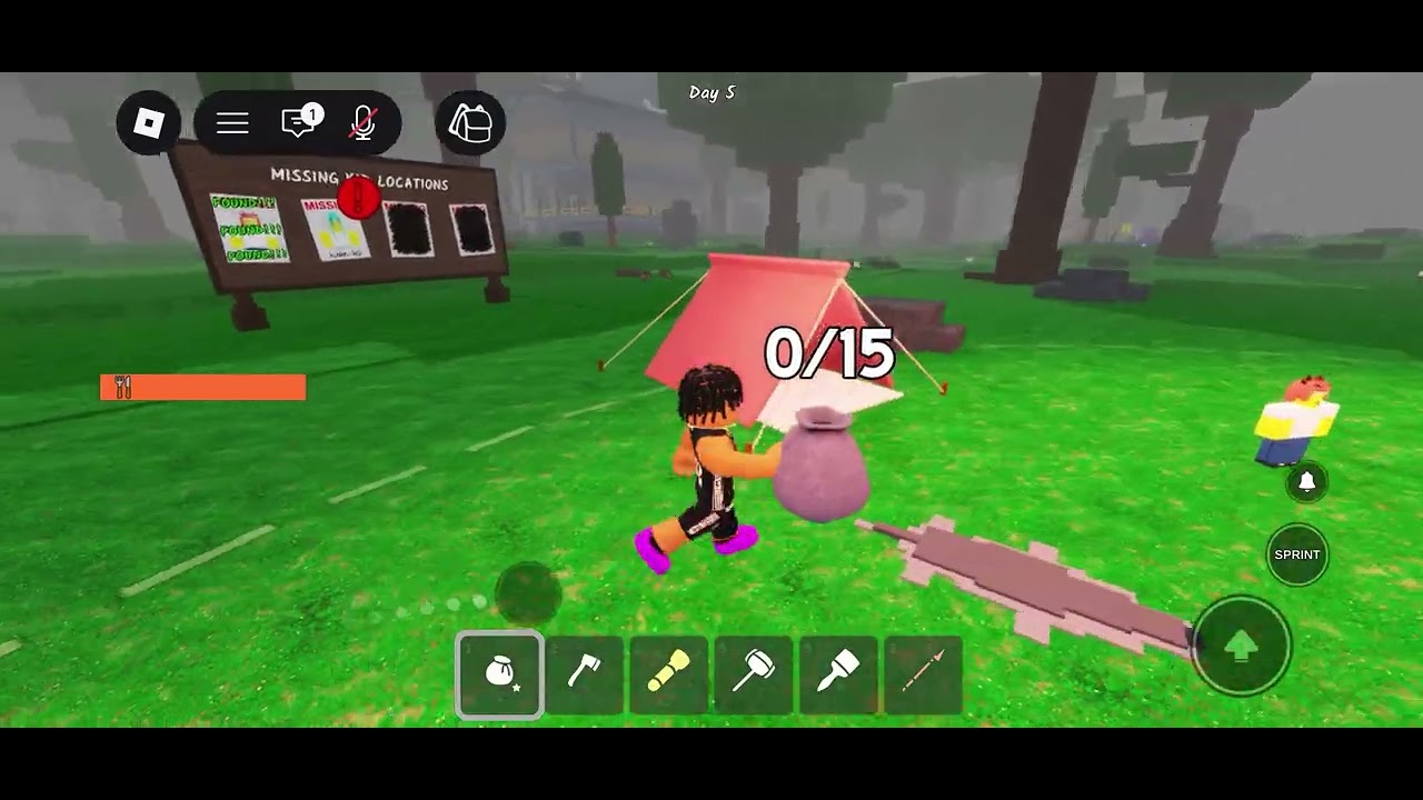 99 nights in a forest on Roblox with my sister ￼￼