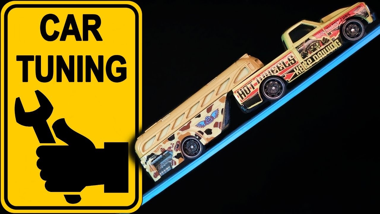 🔥 I Turned 2 Hot Wheels into ONE Factory-Style Truck & Trailer 😱