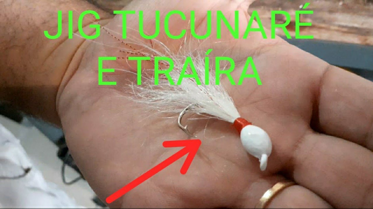 Aprenda a fazer isca artificial JIG PARA PESCA TUCUNARÉ E TRAÍRA