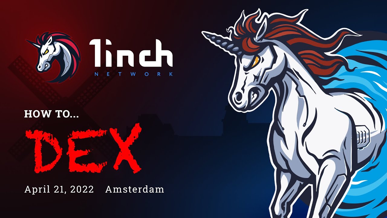 1inch at the conference 'How to... DEX' | Amsterdam 2022