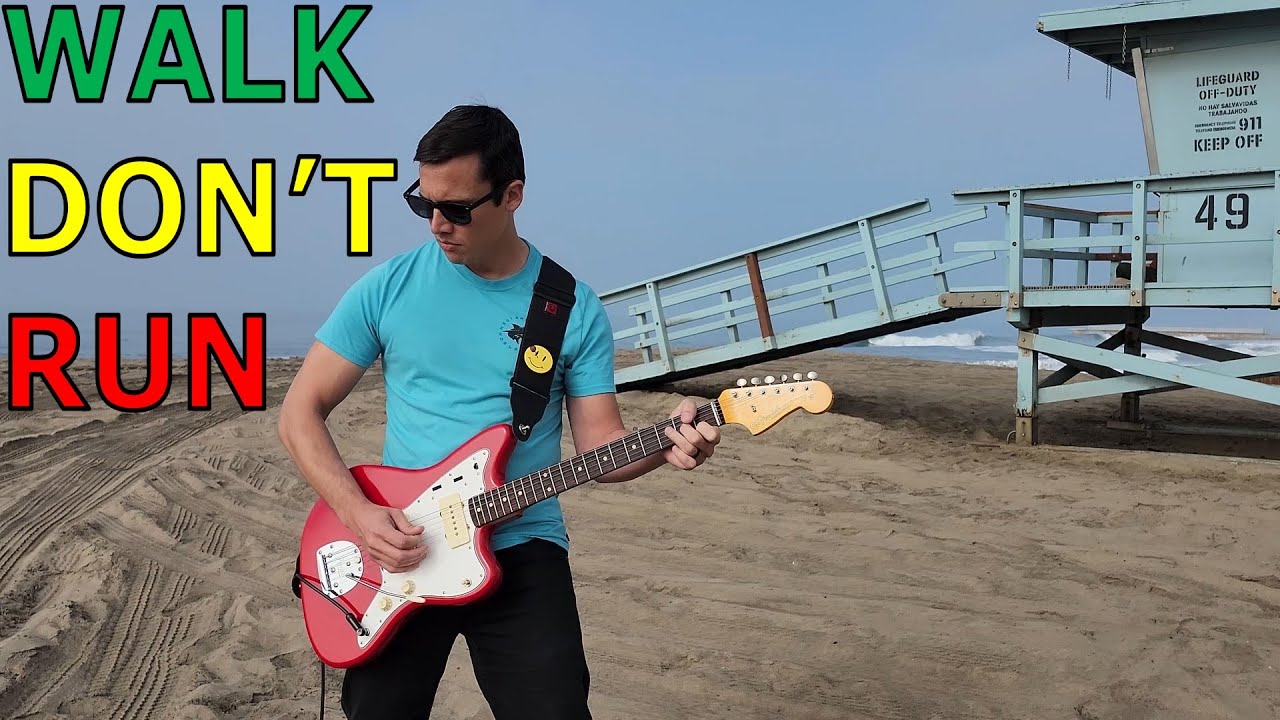 The Ventures - Walk Don't Run (Surf Guitar Cover)