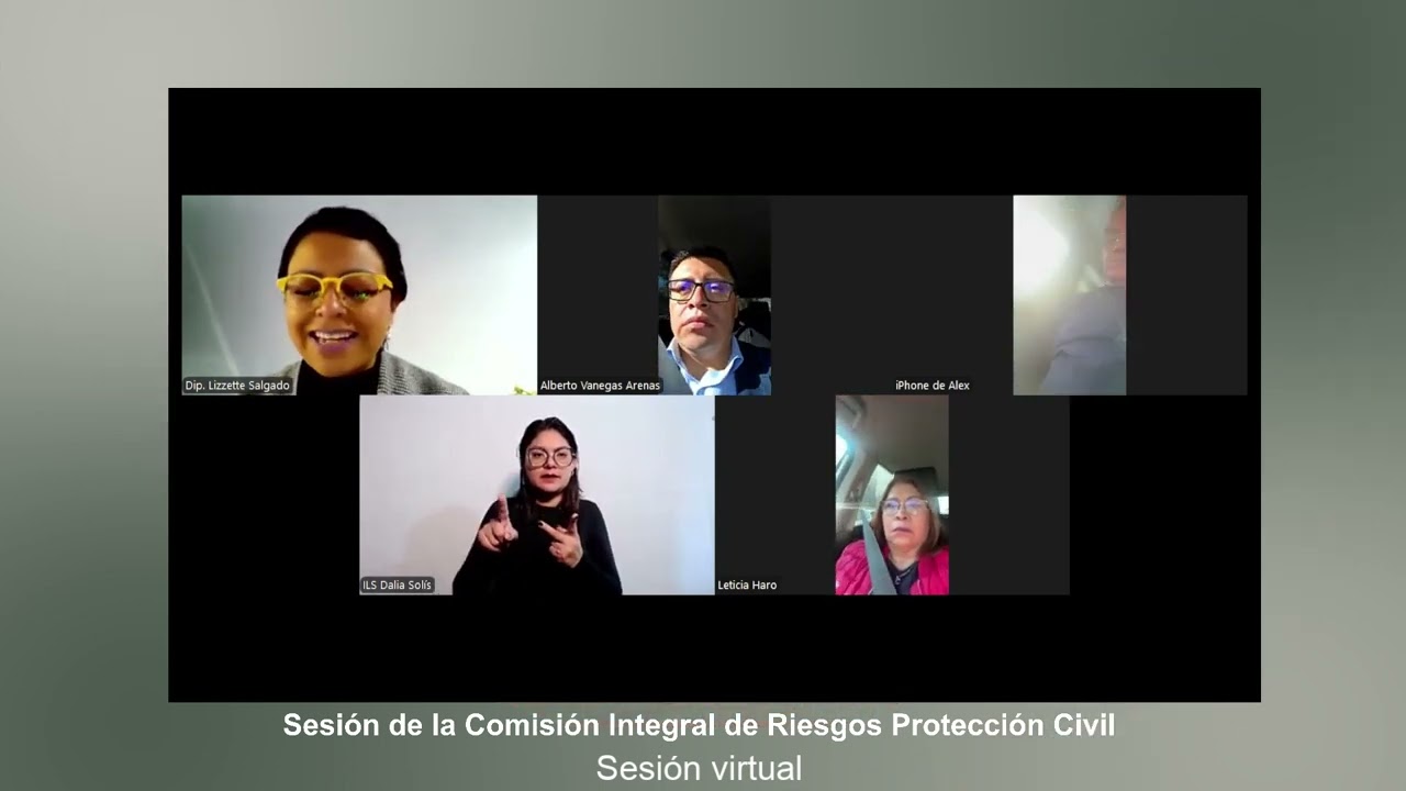 Sesión de la Comisión Integral de Riesgos y Protección Civil | Enero 29, 2026